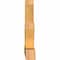 Ekena Millwork Saratoga Rough Sawn Timber Gable Bracket, Western Red Cedar, 48"W x 26"H x 4"D x 4"F, 13/12 Pitch GBW048X26X0404SAR00RWR - alternate 2